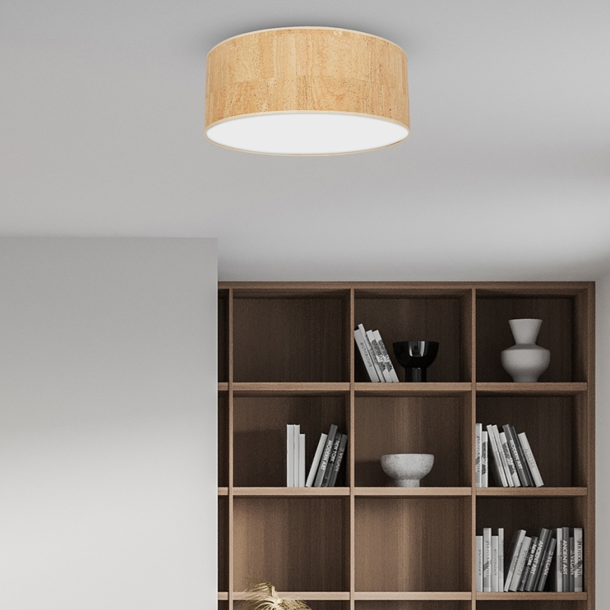 Taklampa CORK 3xE27/60W/230V