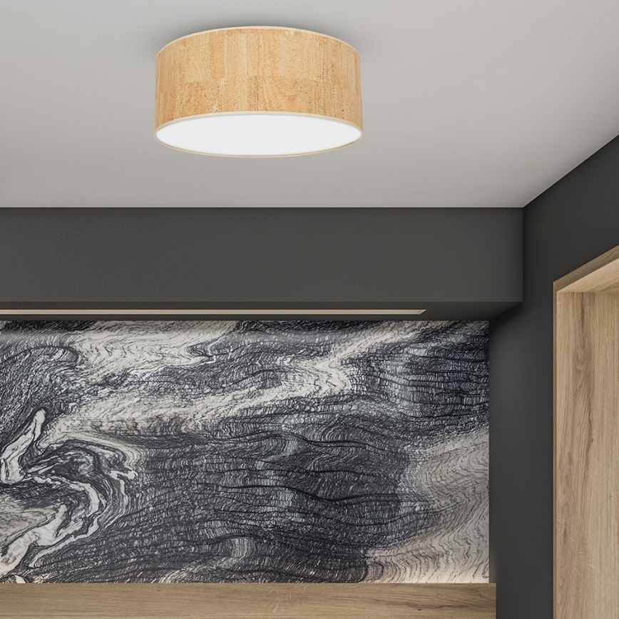 Taklampa CORK 3xE27/60W/230V