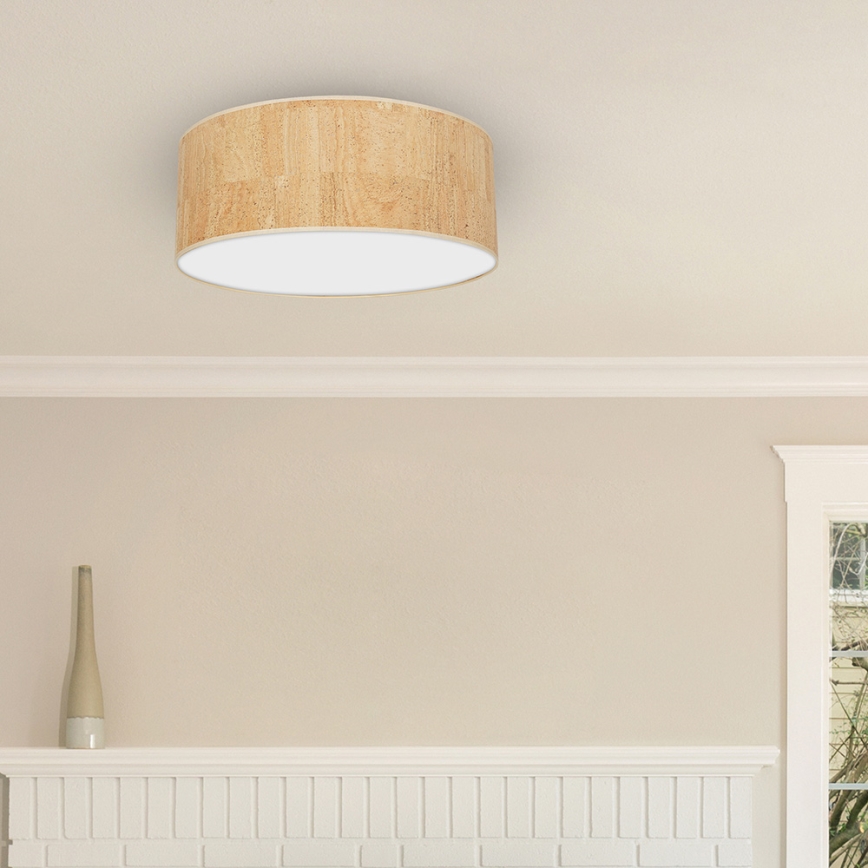 Taklampa CORK 3xE27/60W/230V