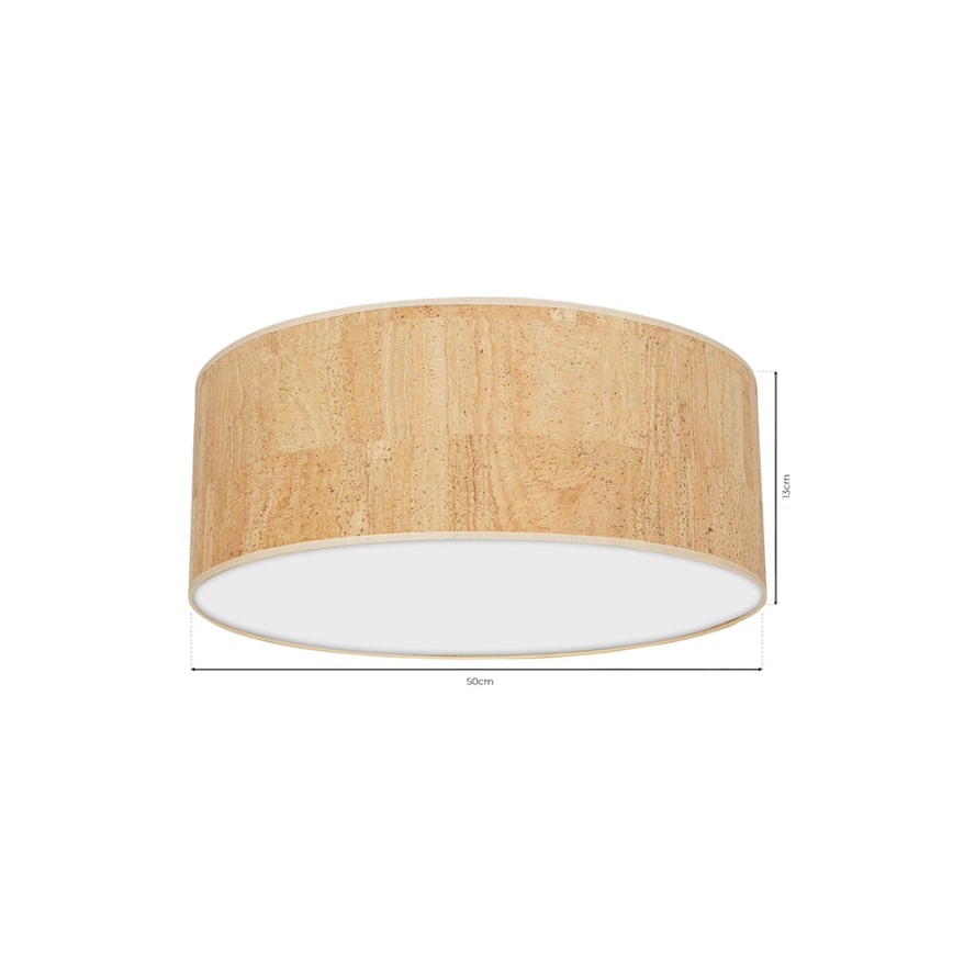 Taklampa CORK 3xE27/60W/230V