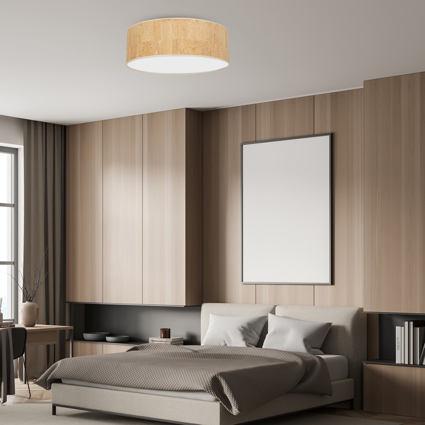 Taklampa CORK 3xE27/60W/230V