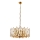 Taklampa CRYSTALLINE 6xE14/40W/230V i koppar