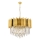 Taklampa CRYSTALLINE 8xE27/40W/230V guld