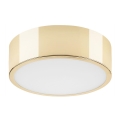 Taklampa DANTE 1xE27/60W/230V diameter 26 cm gyllene
