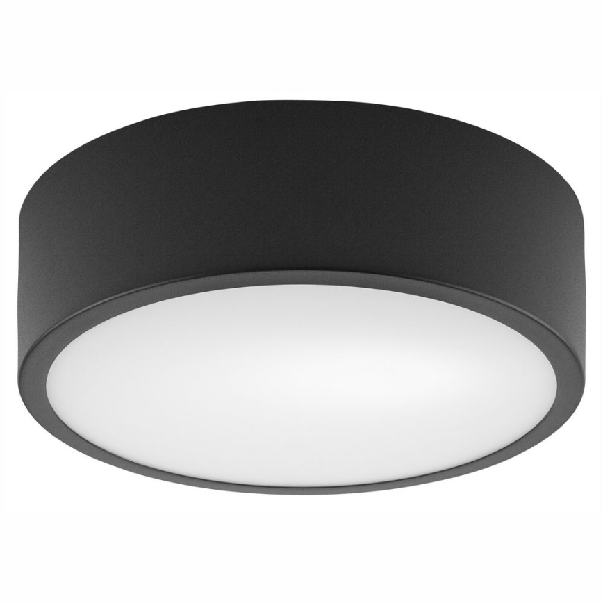 Taklampa DANTE 1xE27/60W/230V diameter 26 cm svart