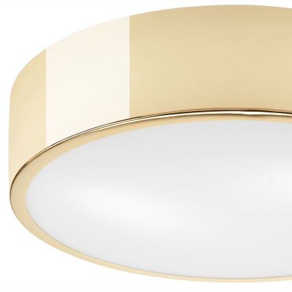 Taklampa DANTE 2xE27/60W/230V diameter 36 cm gyllene