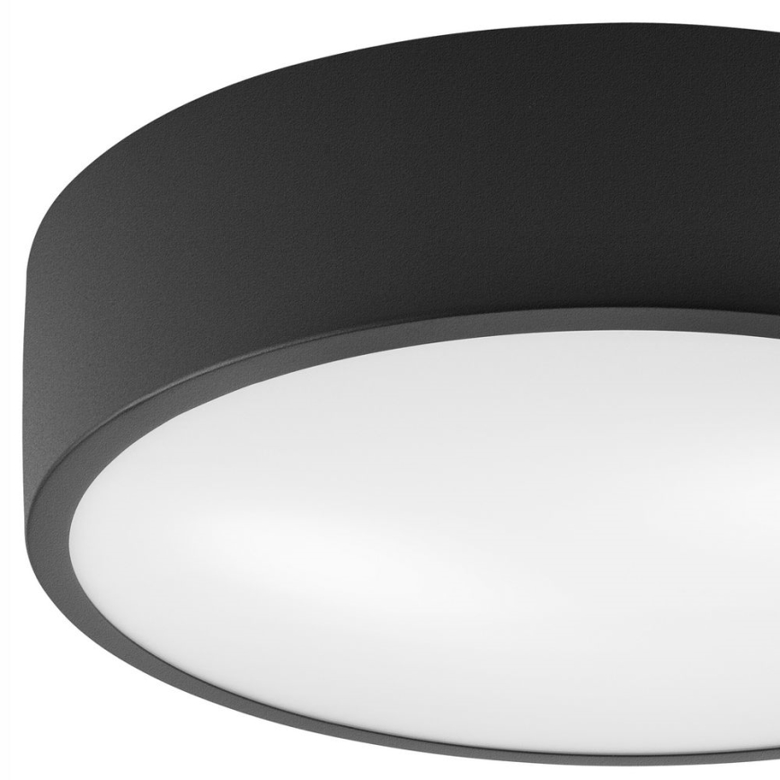 Taklampa DANTE 2xE27/60W/230V diameter 36 cm svart