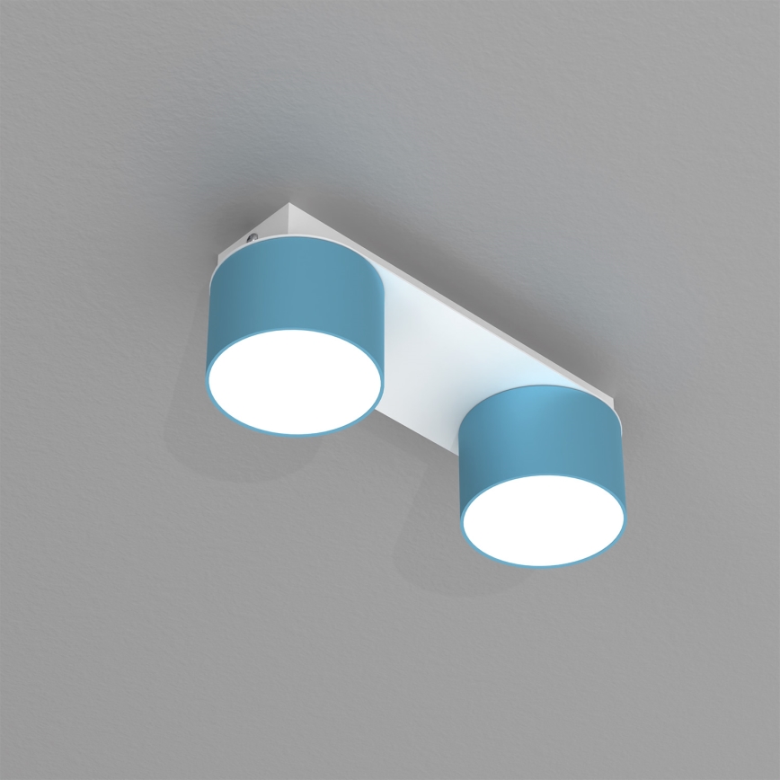 Taklampa  DIXIE 2xGX53/11W/230V blå
