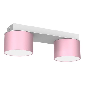 Taklampa  DIXIE 2xGX53/11W/230V rosa