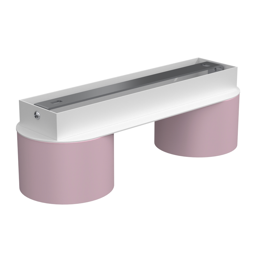 Taklampa  DIXIE 2xGX53/11W/230V rosa