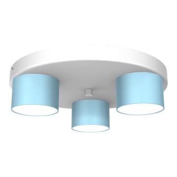 Taklampa  DIXIE 3xGX53/11W/230V blå