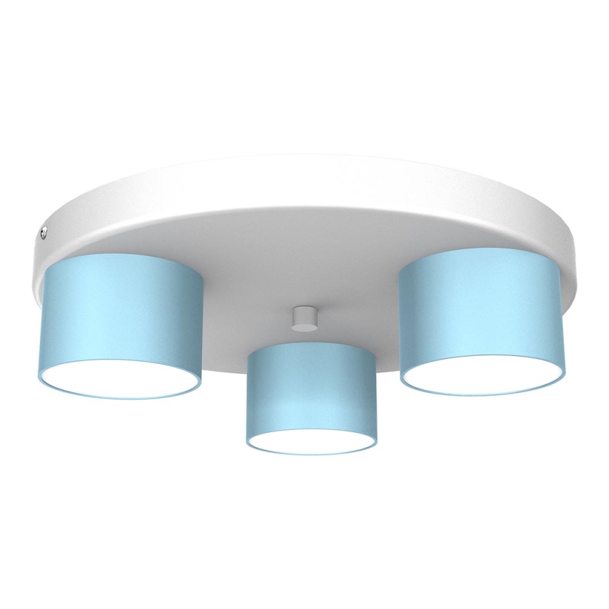 Taklampa  DIXIE 3xGX53/11W/230V blå