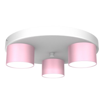 Taklampa  DIXIE 3xGX53/11W/230V rosa