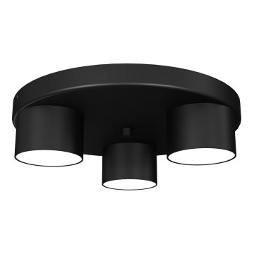 Taklampa  DIXIE 3xGX53/11W/230V svart