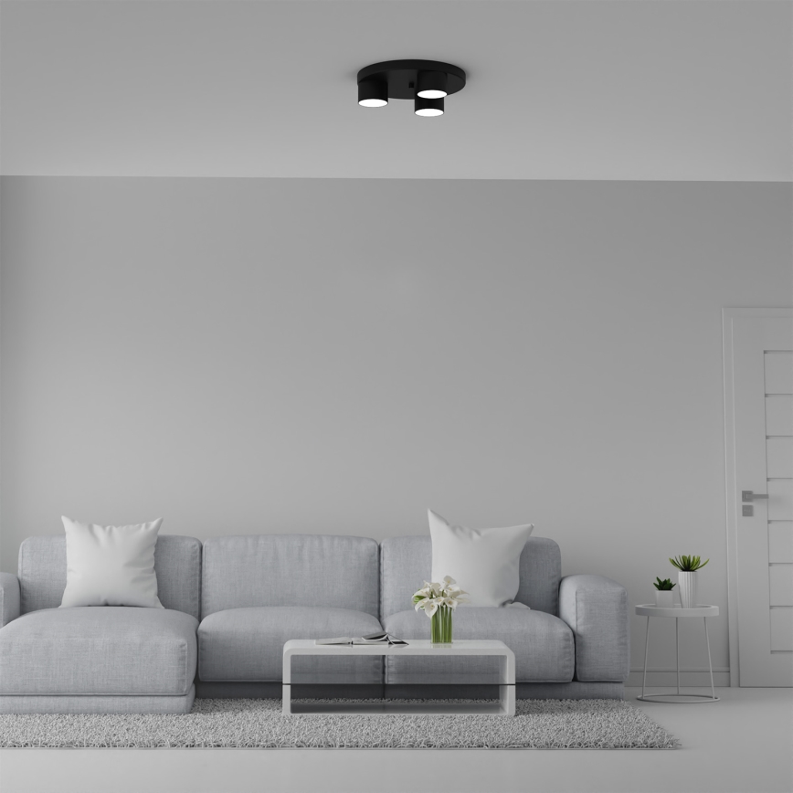 Taklampa  DIXIE 3xGX53/11W/230V svart