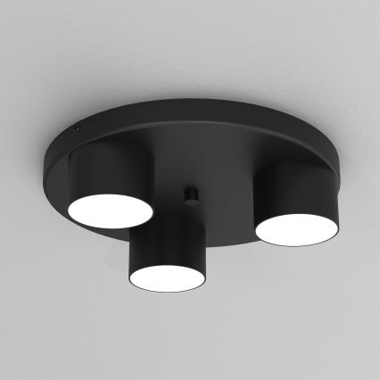 Taklampa  DIXIE 3xGX53/11W/230V svart