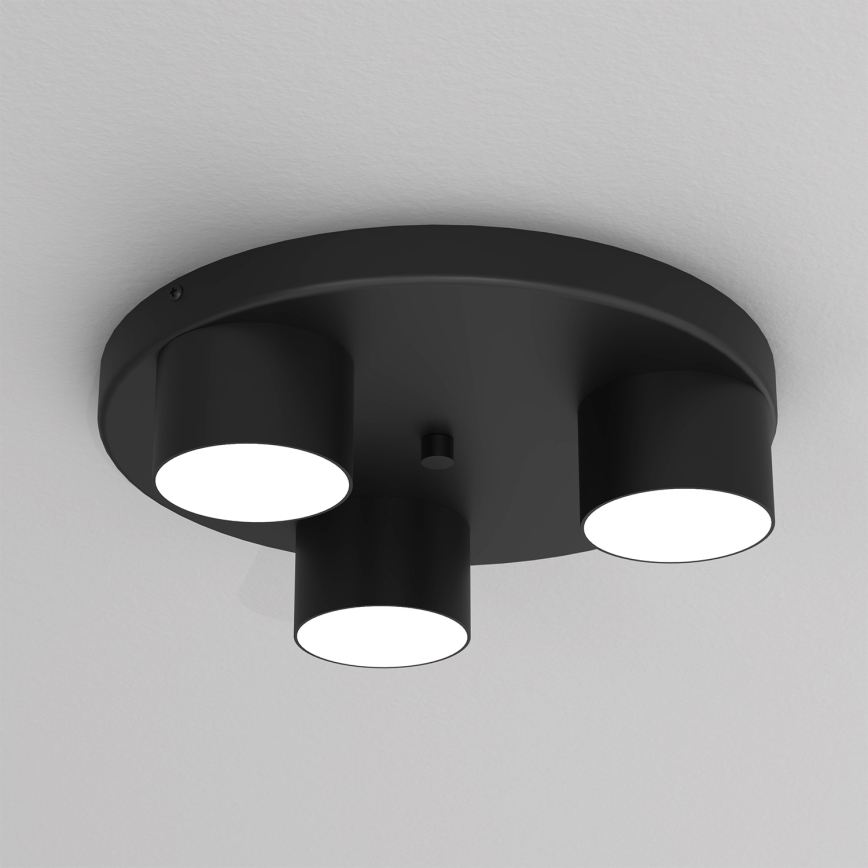 Taklampa  DIXIE 3xGX53/11W/230V svart