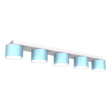 Taklampa  DIXIE 5xGX53/11W/230V blå 