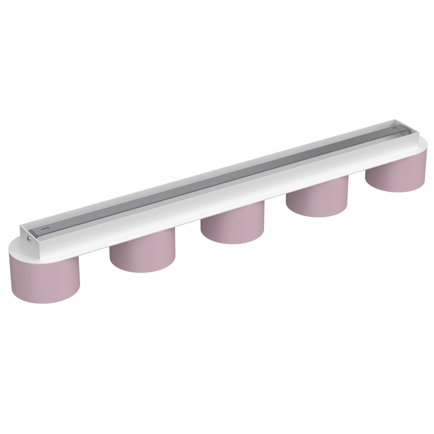 Taklampa  DIXIE 5xGX53/11W/230V rosa 