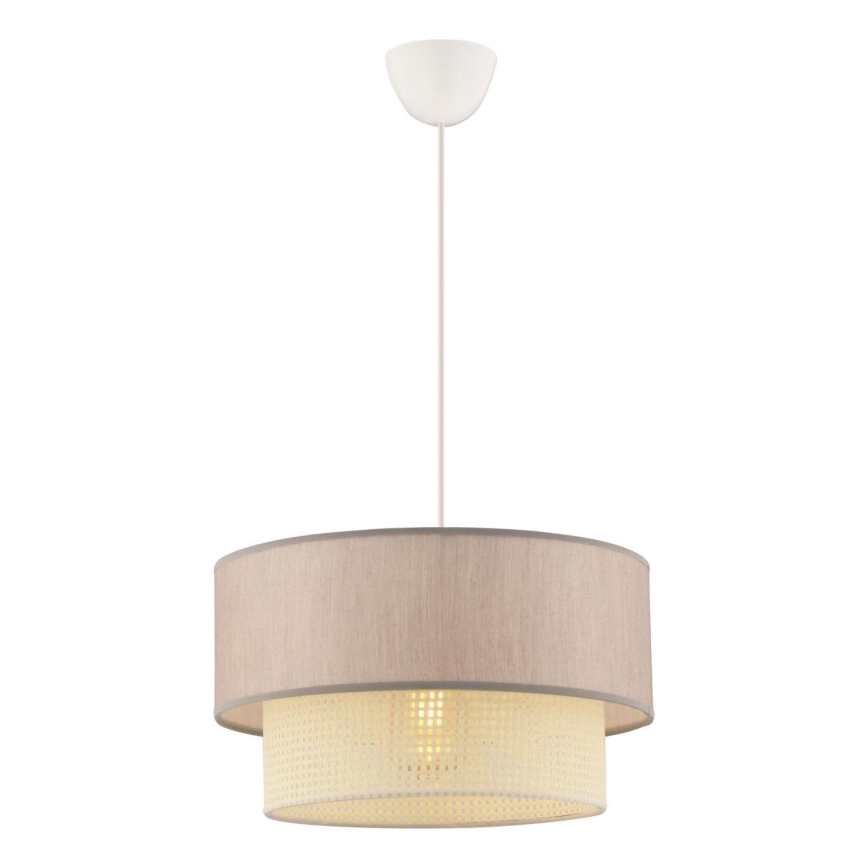 Taklampa ECHO 1xE27/60W/230V beige/kräm