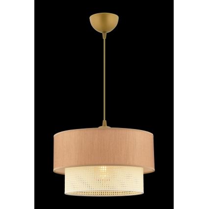 Taklampa ECHO 1xE27/60W/230V brun/neutralt