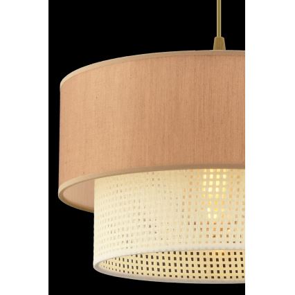 Taklampa ECHO 1xE27/60W/230V brun/neutralt