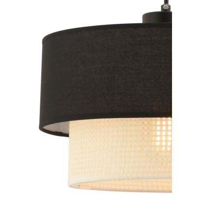 Taklampa ECHO 1xE27/60W/230V svart/neutralt