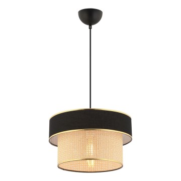 Taklampa ERO 1xE27/60W/230V svart/beige