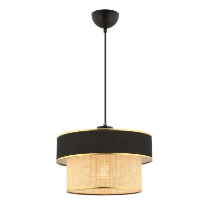 Taklampa ERO 1xE27/60W/230V svart/beige