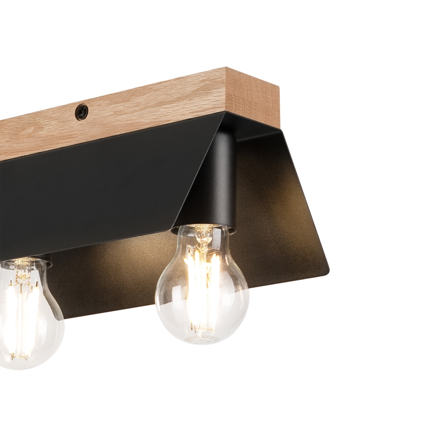 Taklampa ESME 2xE27/15W/230V svart/ek