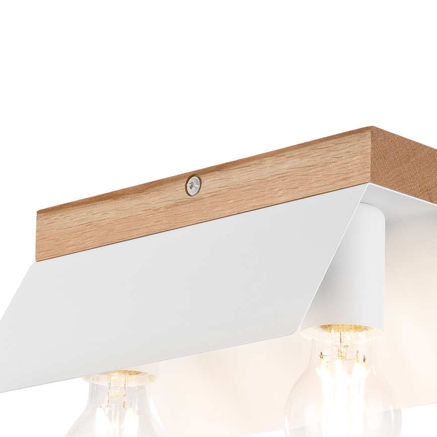 Taklampa ESME 2xE27/15W/230V vit/ek