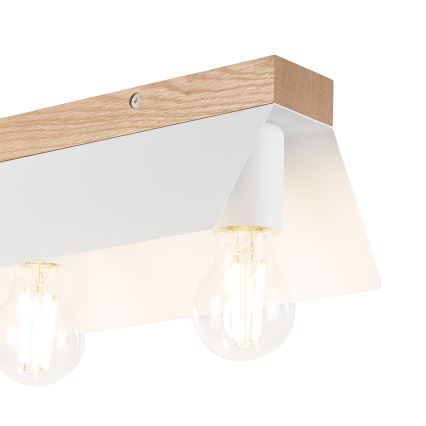 Taklampa ESME 3xE27/15W/230V vit/ek
