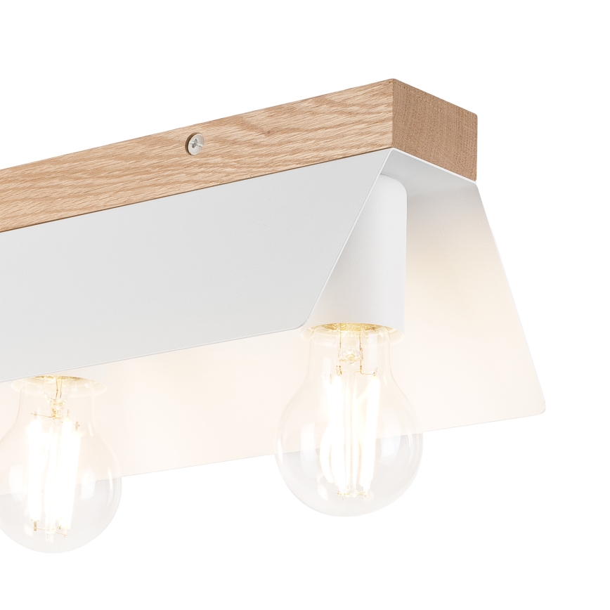 Taklampa ESME 3xE27/15W/230V vit/ek