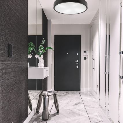Taklampa EVELINA 4xE27/60W/230V wenge/tall