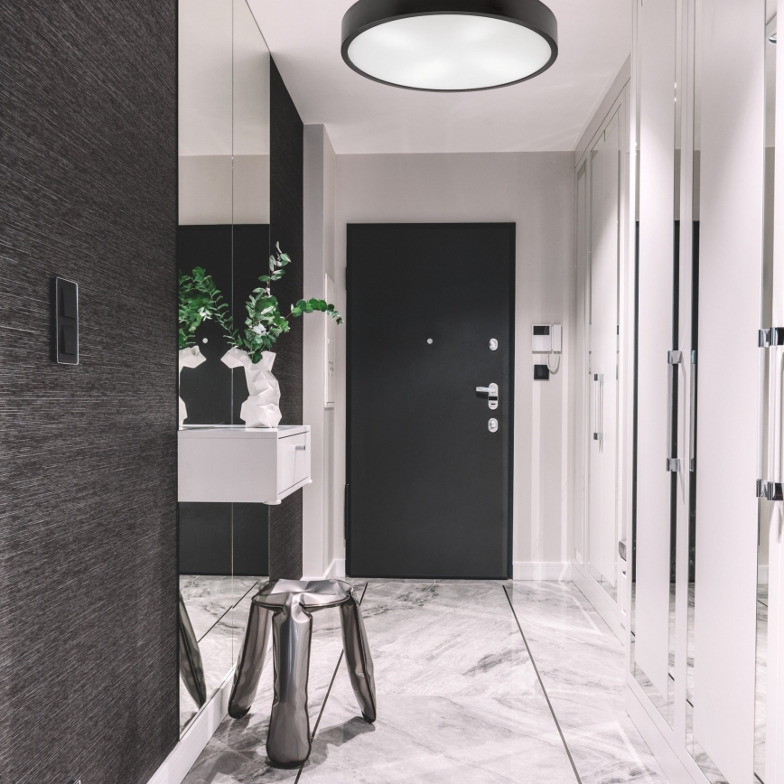Taklampa EVELINA 4xE27/60W/230V wenge/tall