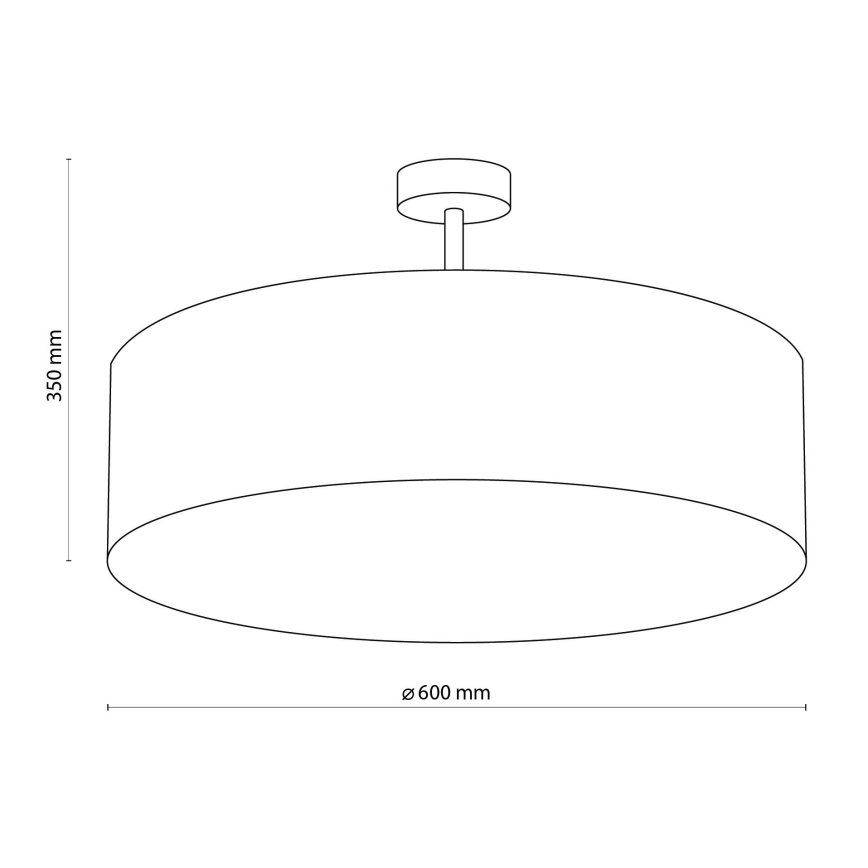 Taklampa på stång FILIPPO 4xE27/60W/230V