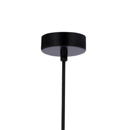 Taklampa på kabel FLEN 1xE27/40W/230V Ø 20 cm svart