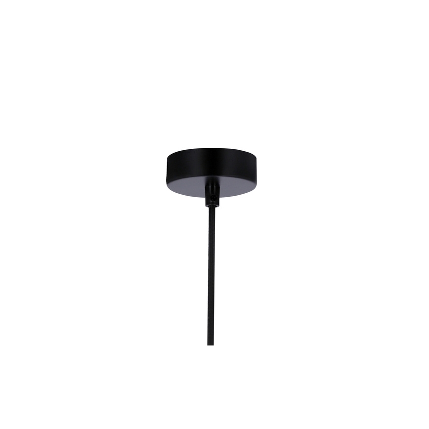 Taklampa på kabel FLEN 1xE27/40W/230V Ø 20 cm svart