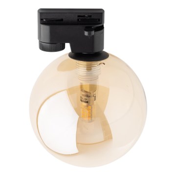 Taklampa för 1-fas skensystem TRACER 1xG9/8W/230V svart/rökig beige
