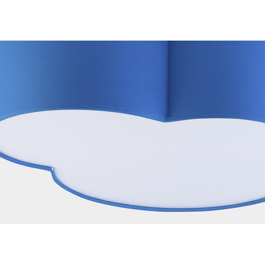 Taklampa för barn  CLOUD 4xE27/15W/230V blå
