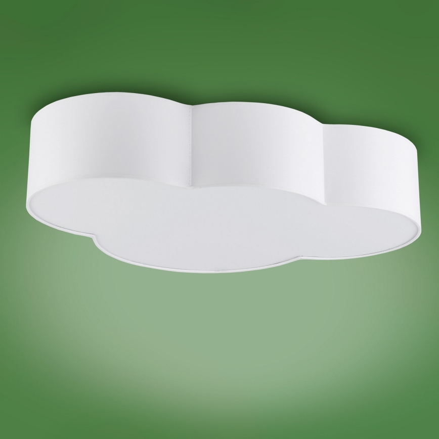 Taklampa för barn  CLOUD 4xE27/15W/230V vit