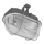 Taklampa för utomhusbruk OVAL 1xE27/60W/230V IP44 grå