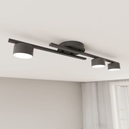 Taklampa FRAGMENT 3xGX53/12W/230V svart