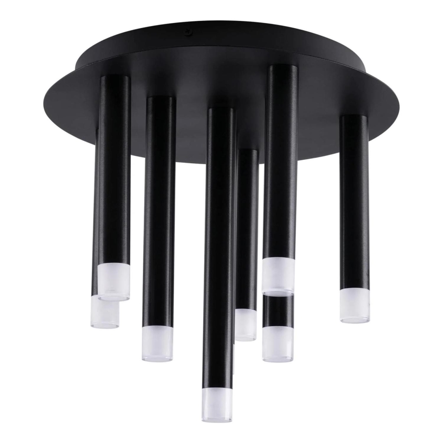 Taklampa GLAM 9xG9/8W/230V svart
