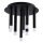 Taklampa GLAM 9xG9/8W/230V svart
