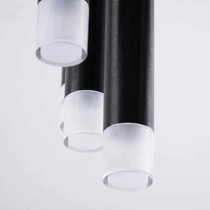 Taklampa GLAM 9xG9/8W/230V svart