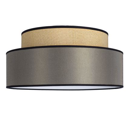 Taklampa GRACE 1xE27/60W/230V beige/brun