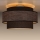 Taklampa GRACE 1xE27/60W/230V brun/beige