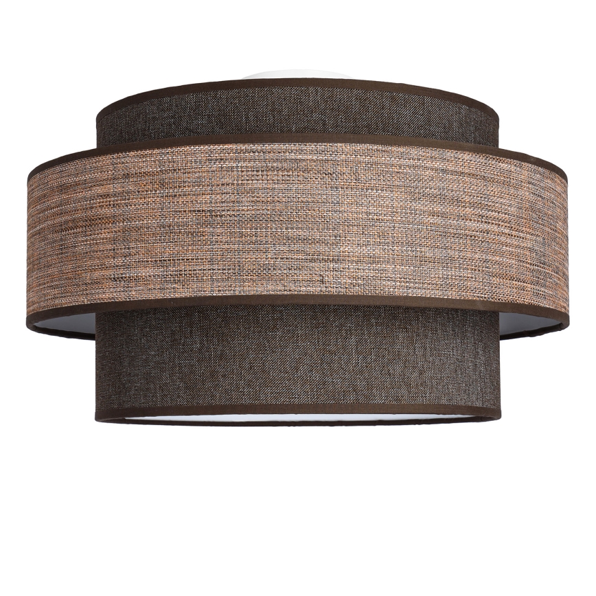 Taklampa GRACE 1xE27/60W/230V brun/beige
