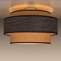 Taklampa GRACE 1xE27/60W/230V diameter 40 cm beige/brun